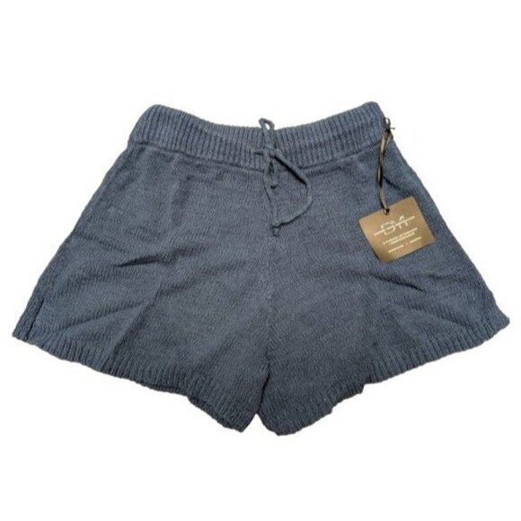 DYI Women's Sweater Felt Bottom Short Navy Size Medium - Picture 2 of 7